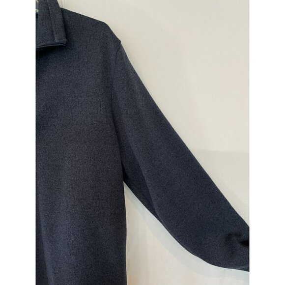 Old Navy Men's Quarter Zip Pullover Long Sleeve Knit Sweatshirt Navy Blue Sz XL - Picture 5 of 9